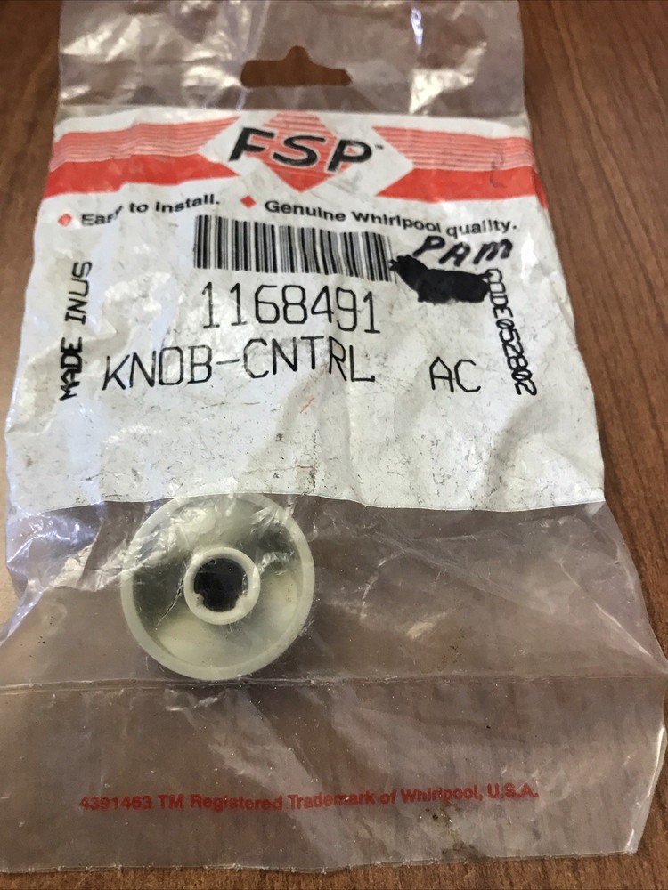 Whirlpool 1168491 Control Knob
