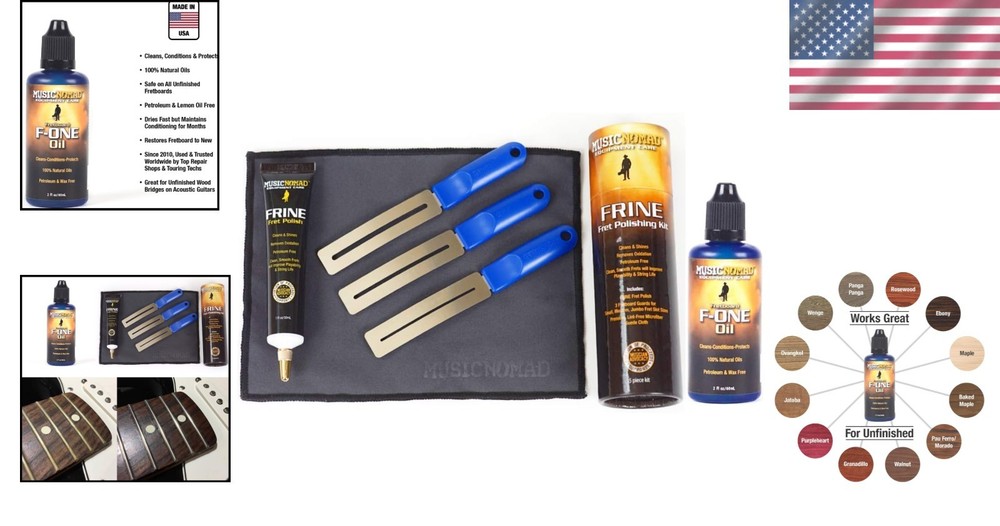 Fretboard Restoration Kit with Microfiber Cloth