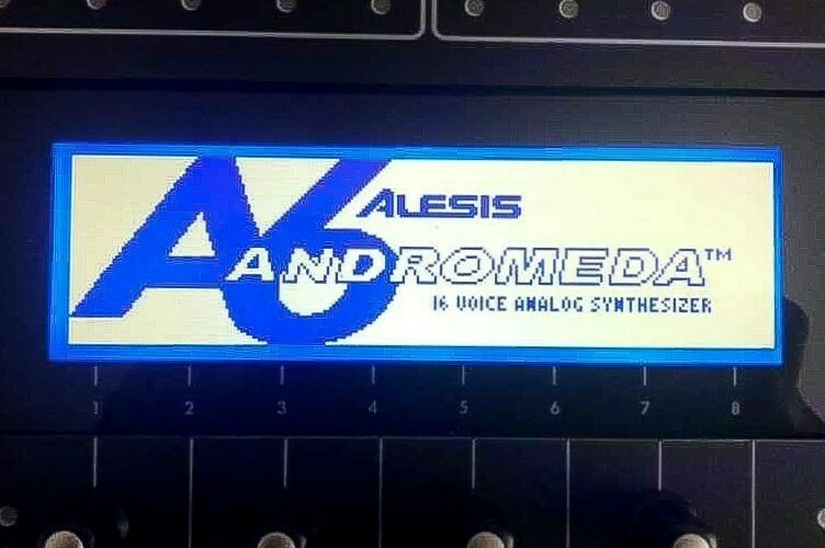 Alesis Andromeda A6 Custom (Negative) LED Display !