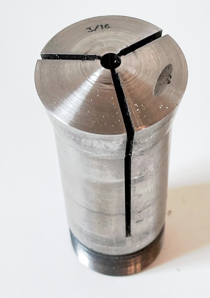 3/16" 5C Round Collet External & Internal Threads .1875"