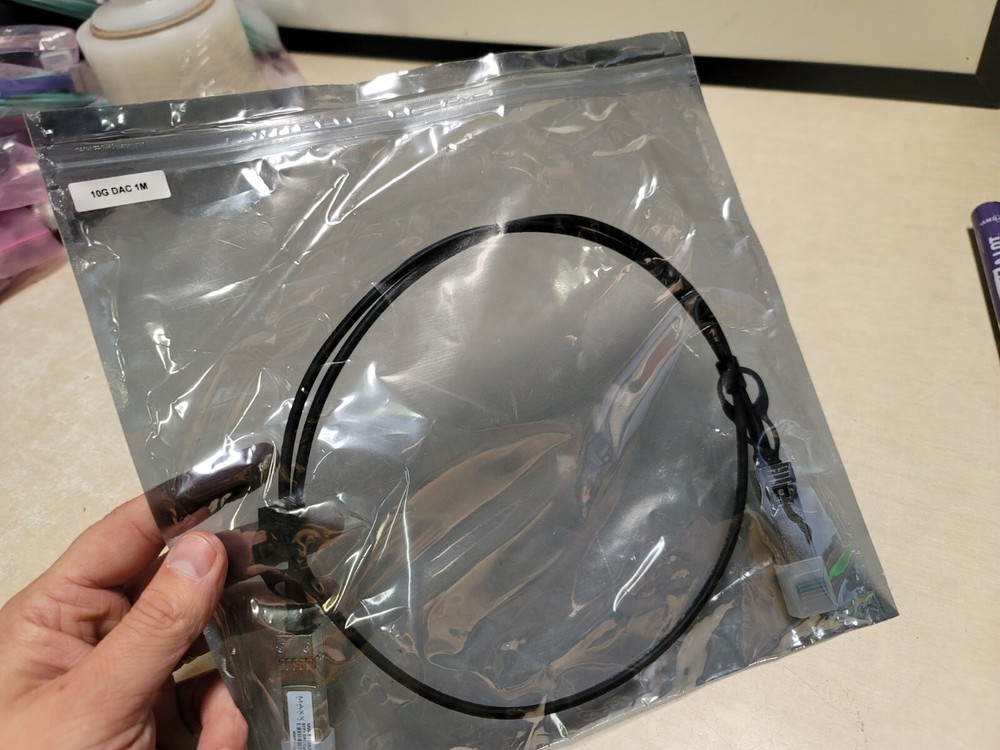 Maxxwave SFP+ Passive Direct Attach Cable (1m) MW-S+DA0001