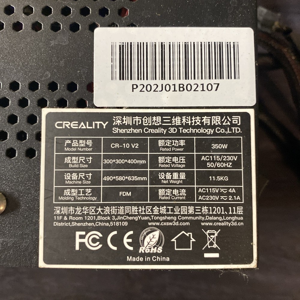 Creality CR-10S Pro V2 3D Printer