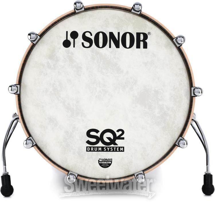 Sonor SQ2 3-piece Shell Pack - Ebony Semi-Gloss