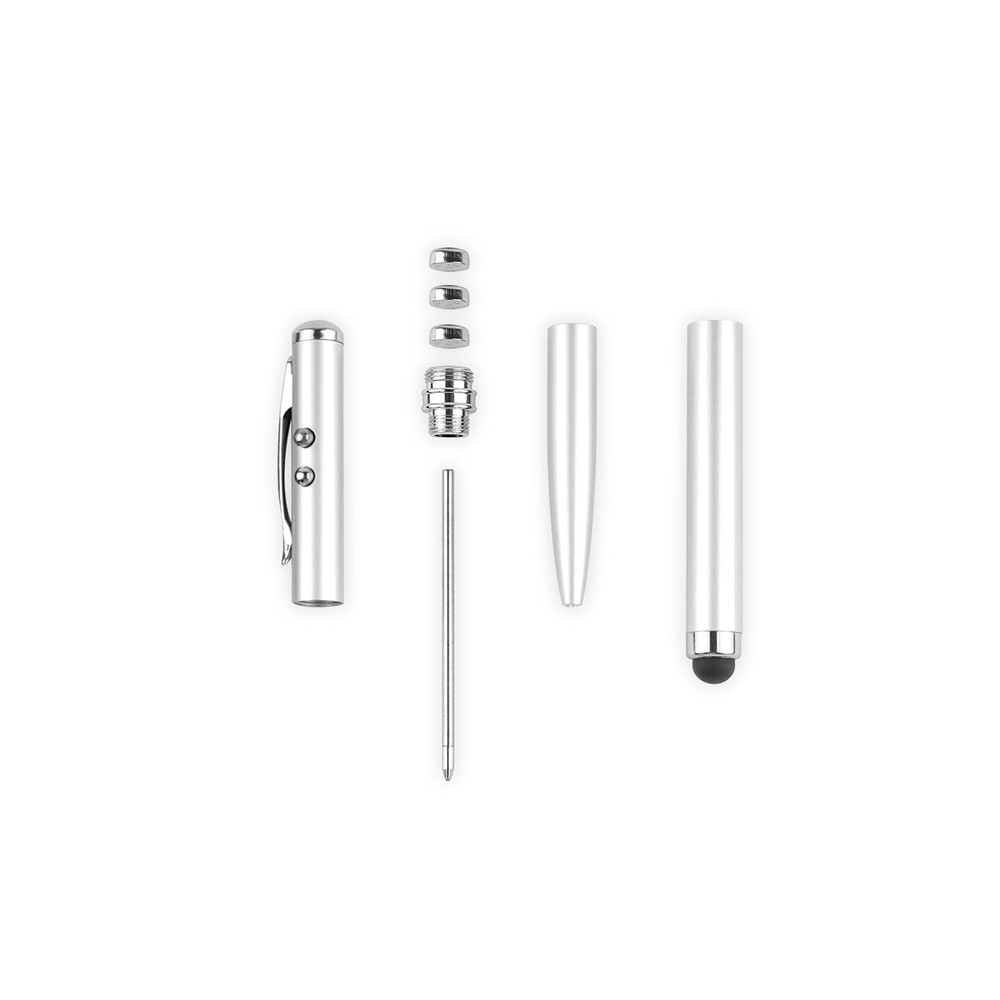 Metal Multi-Function Pen, Touch Screen Stylus, Flashlight with White Light, I...