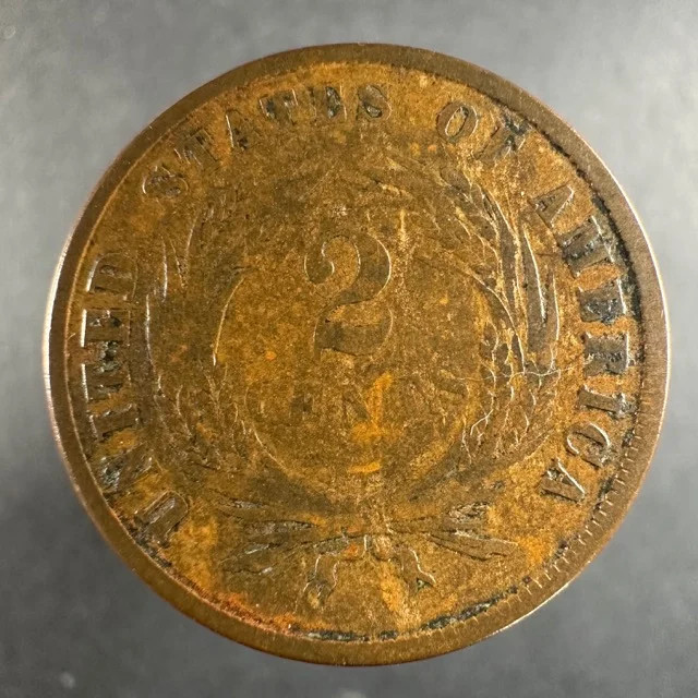 1865 Two Cent Piece