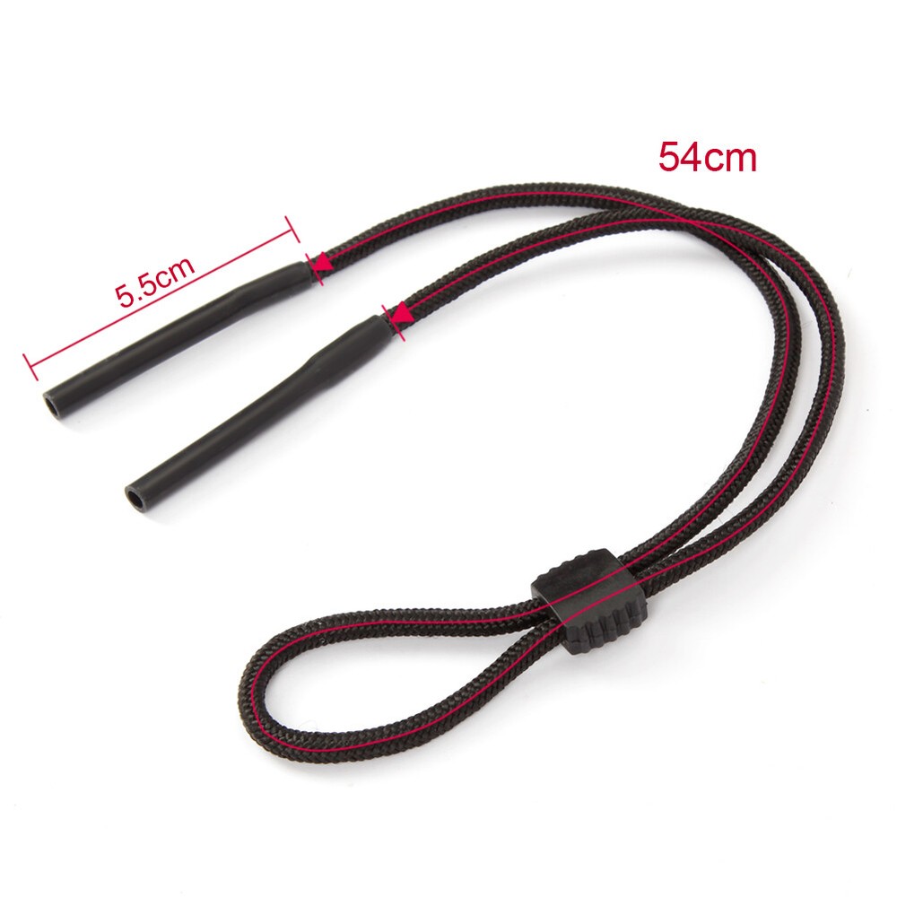 Eye Glasses Lanyard Adjustable Retainer Cord String Strap Holder Black