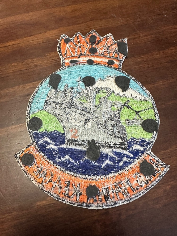 Vintage US Navy USS Mauna Kea Ship Patch