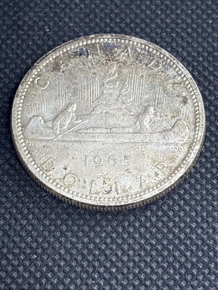 1965 Canadian Silver Dollar Circulated