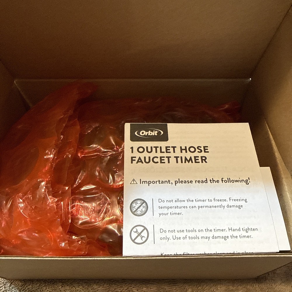 Orbit 62056 One Outlet Single-Dial Hose Faucet Timer