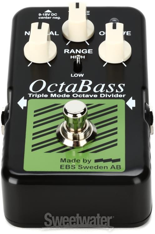 EBS OctaBass Blue Label Triple Mode Octave Divider Pedal
