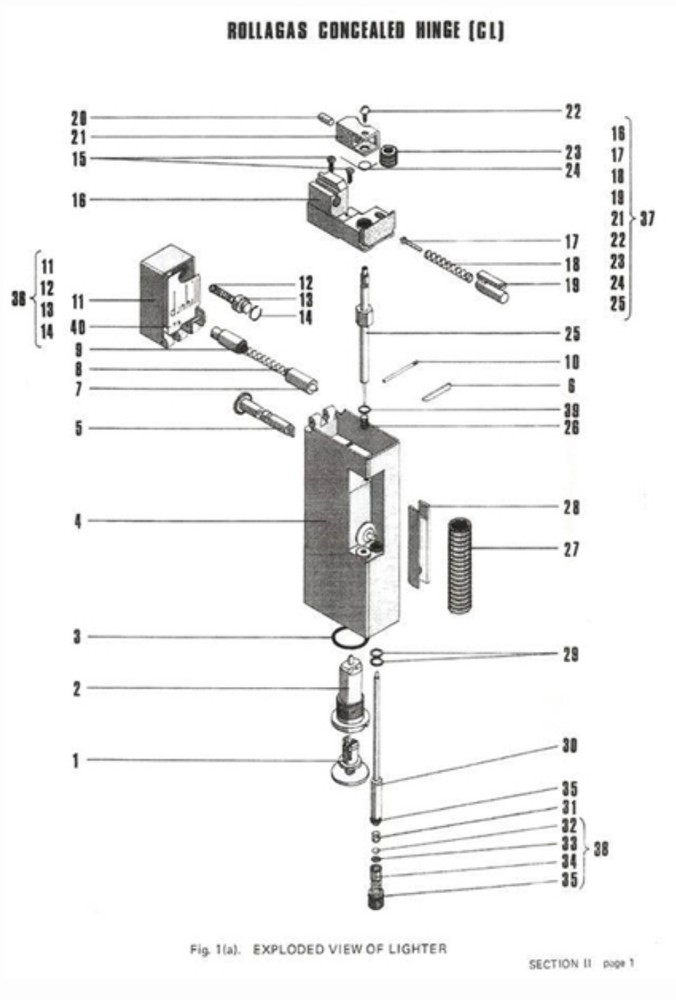 Dunhill Rollagas Parts Platform Screw #15