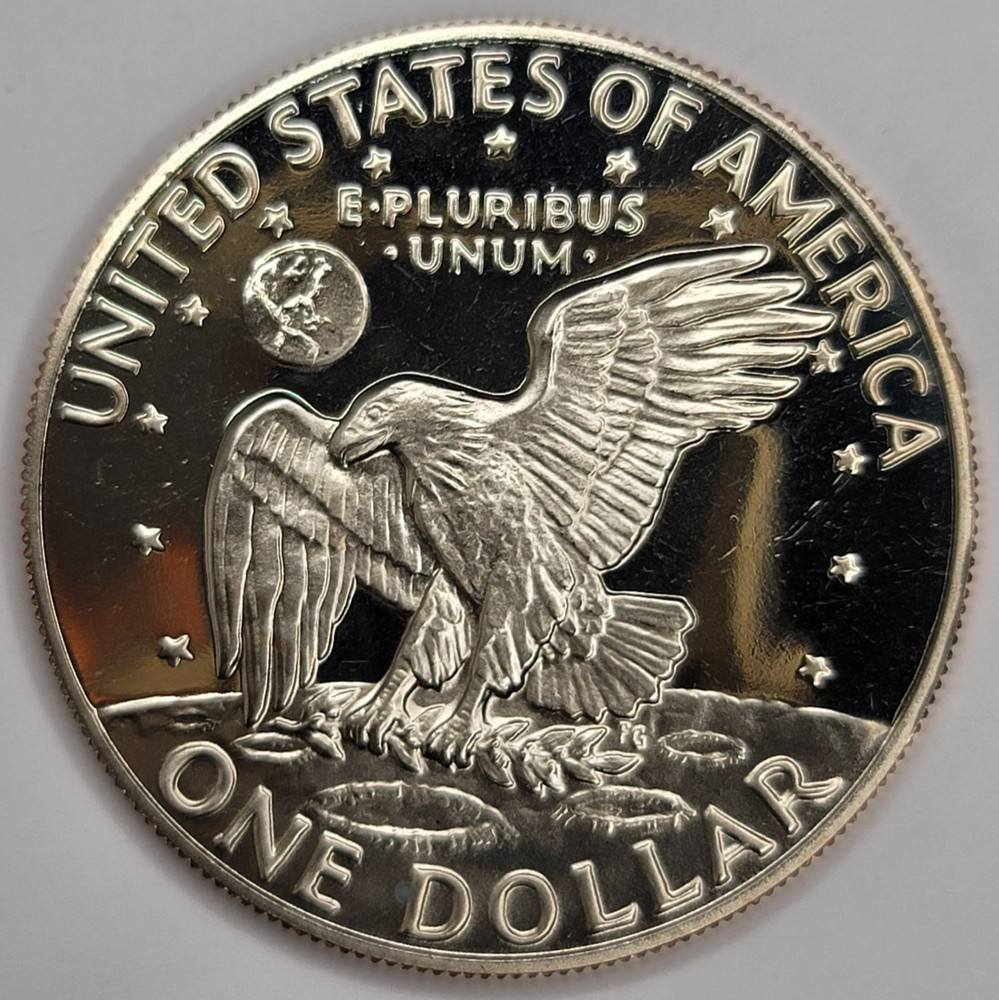 1974 S Proof DCAM Eisenhower Dollar - CN-Clad