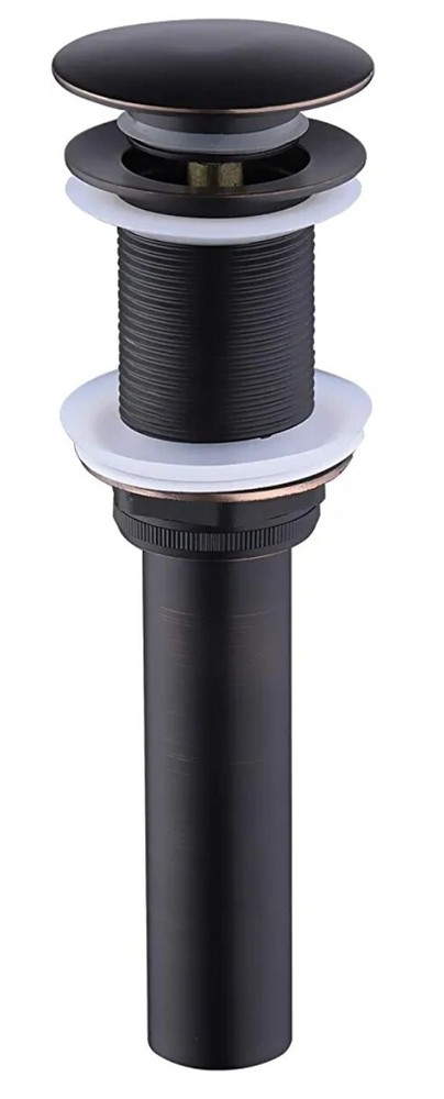 New Pop Up Drain Stopper for Bathroom Sink Without Overflow