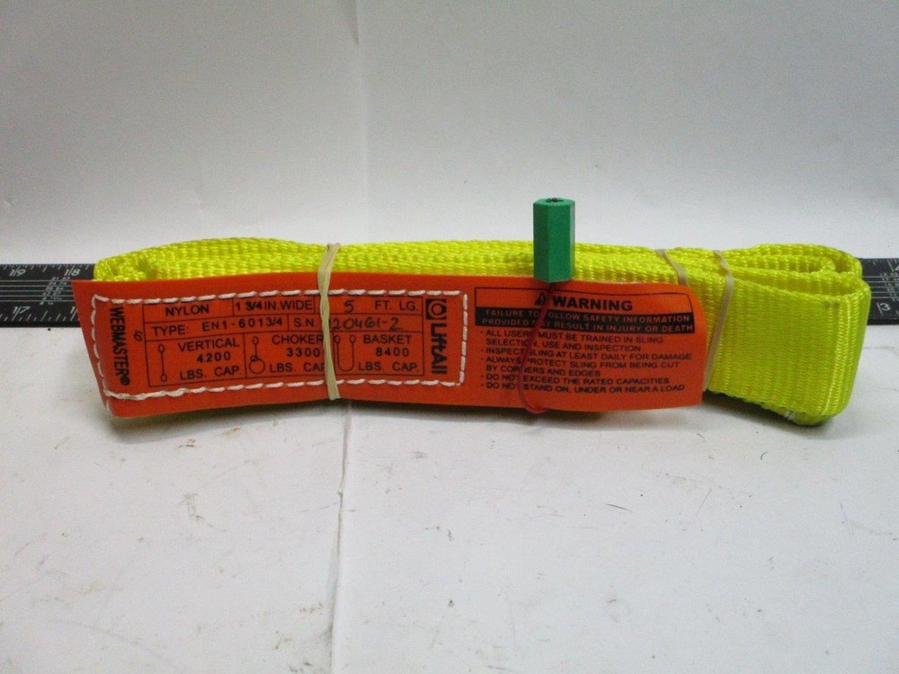 LiftAll 1-3/4"x5' Webmaster Nylon Web Sling