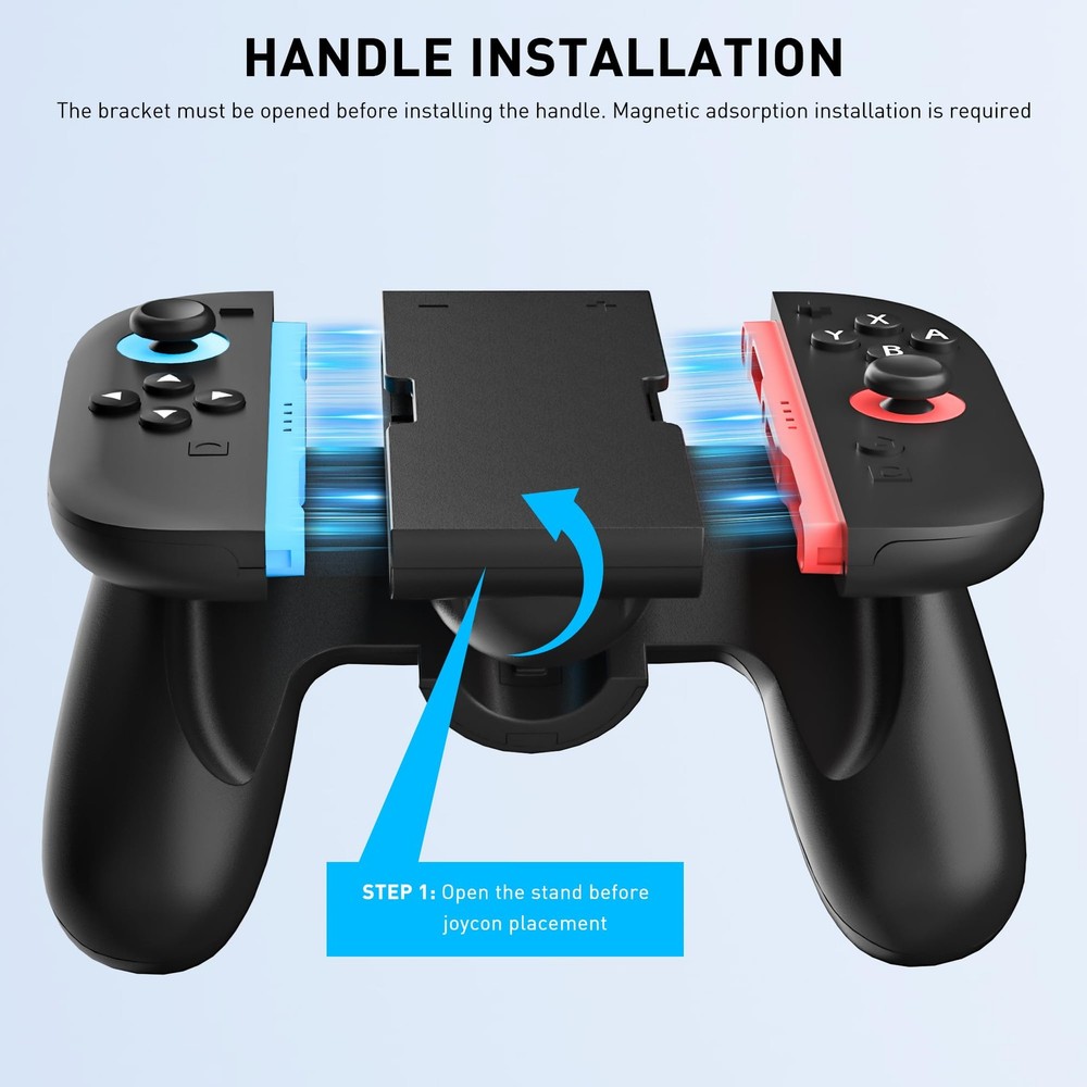 FUNDIARY Charging Grip, Ergomonic Comfort Grip for Basic