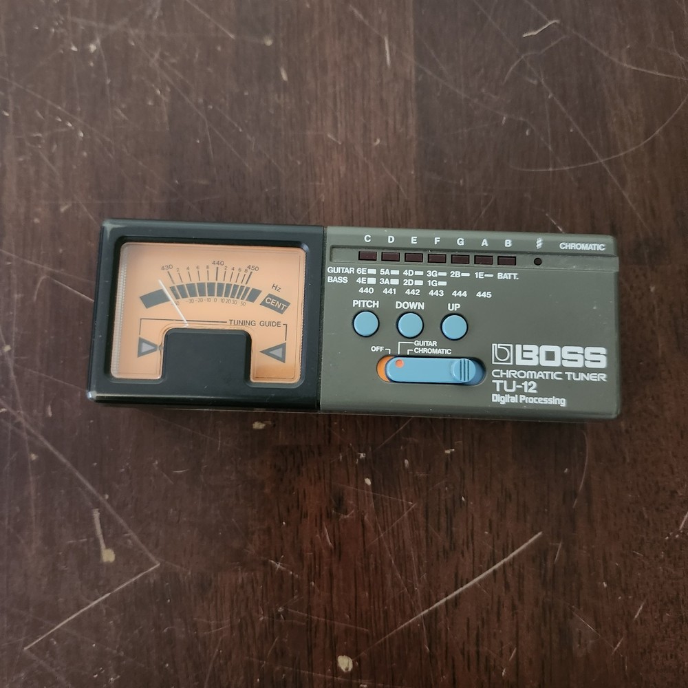 Boss Chromatic Tuner TU-12 Digital Processing Multi Instrument Tuner