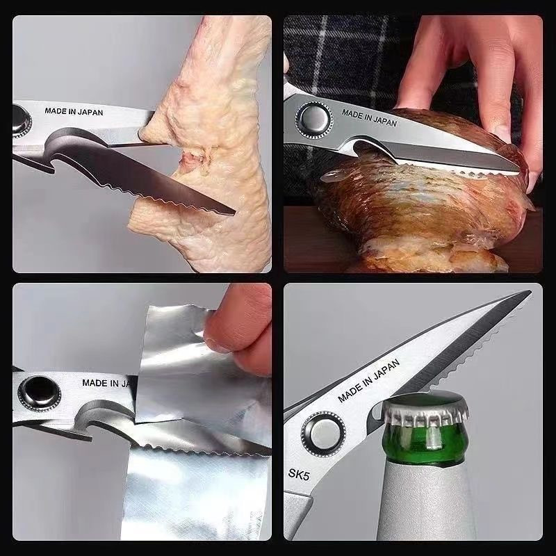 Stainless Steel Multipurpose Kitchen Shears Heavy Duty Utility Kitchen Scissors