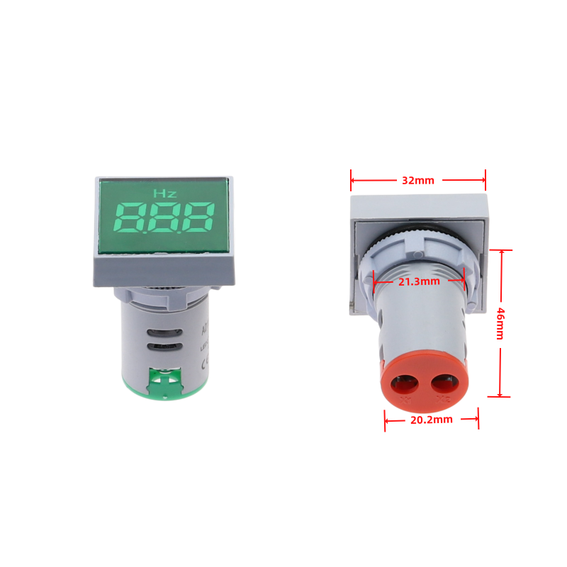 20-75Hz Mini LED digital display alternating Hertz frequency meter indicator