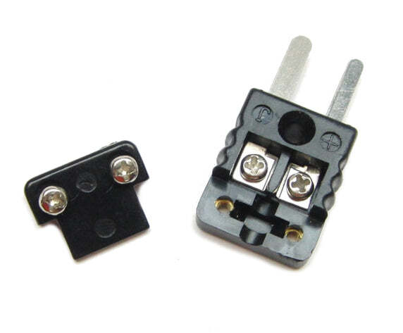 Connector, Type J, Black, Mini-Male