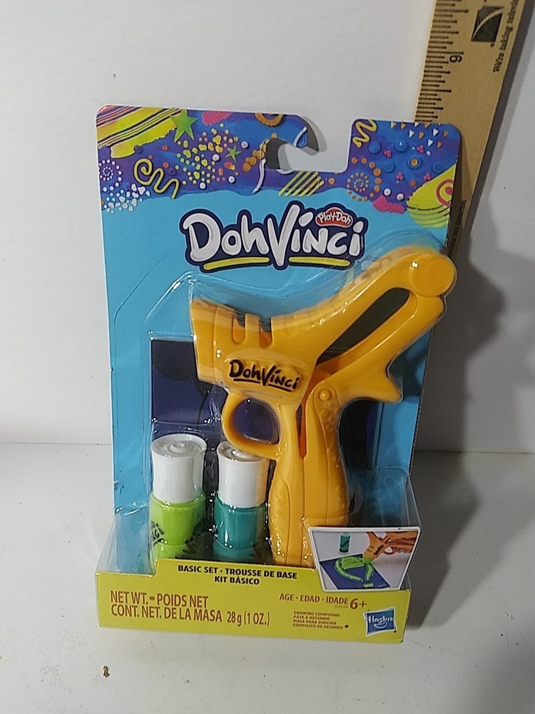DohVinci Basic Set Play-Doh Brand Drawing Compound Tool & 2 Tubes