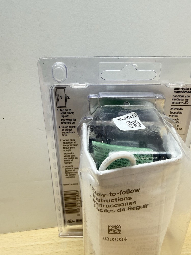 Lutron Maestro Timer Switch Single Pole/Multi-location White MA-T51MNH-WH