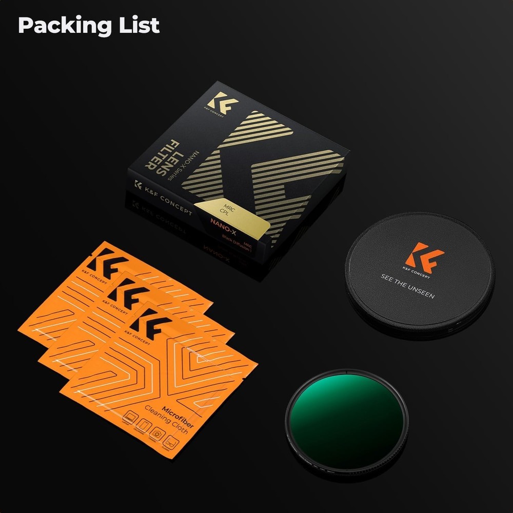 55mm Circular Polarizer Filter - HD 28 Layer Multi-Coated