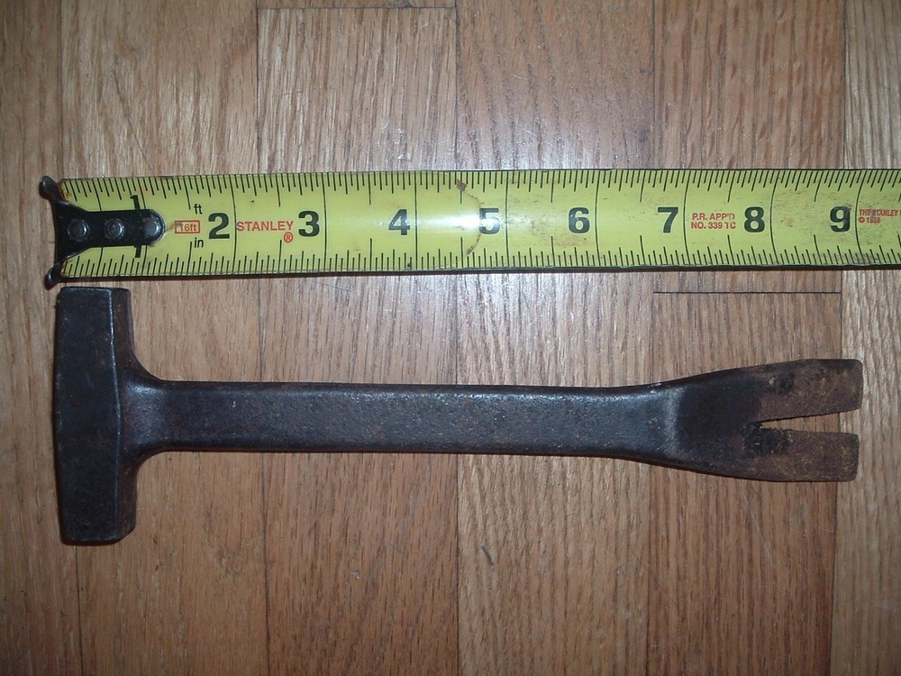 Vintage Crate Opener Hammer Nail Puller 9” Box Tool