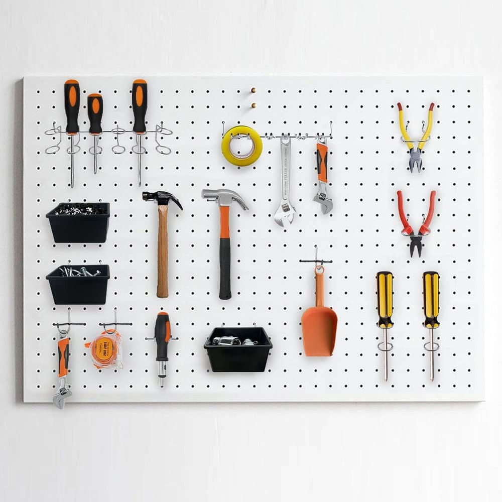 258PCS Pegboard Hooks, Pegboard Accessories Organizer Kit, Pegboard Set for T...