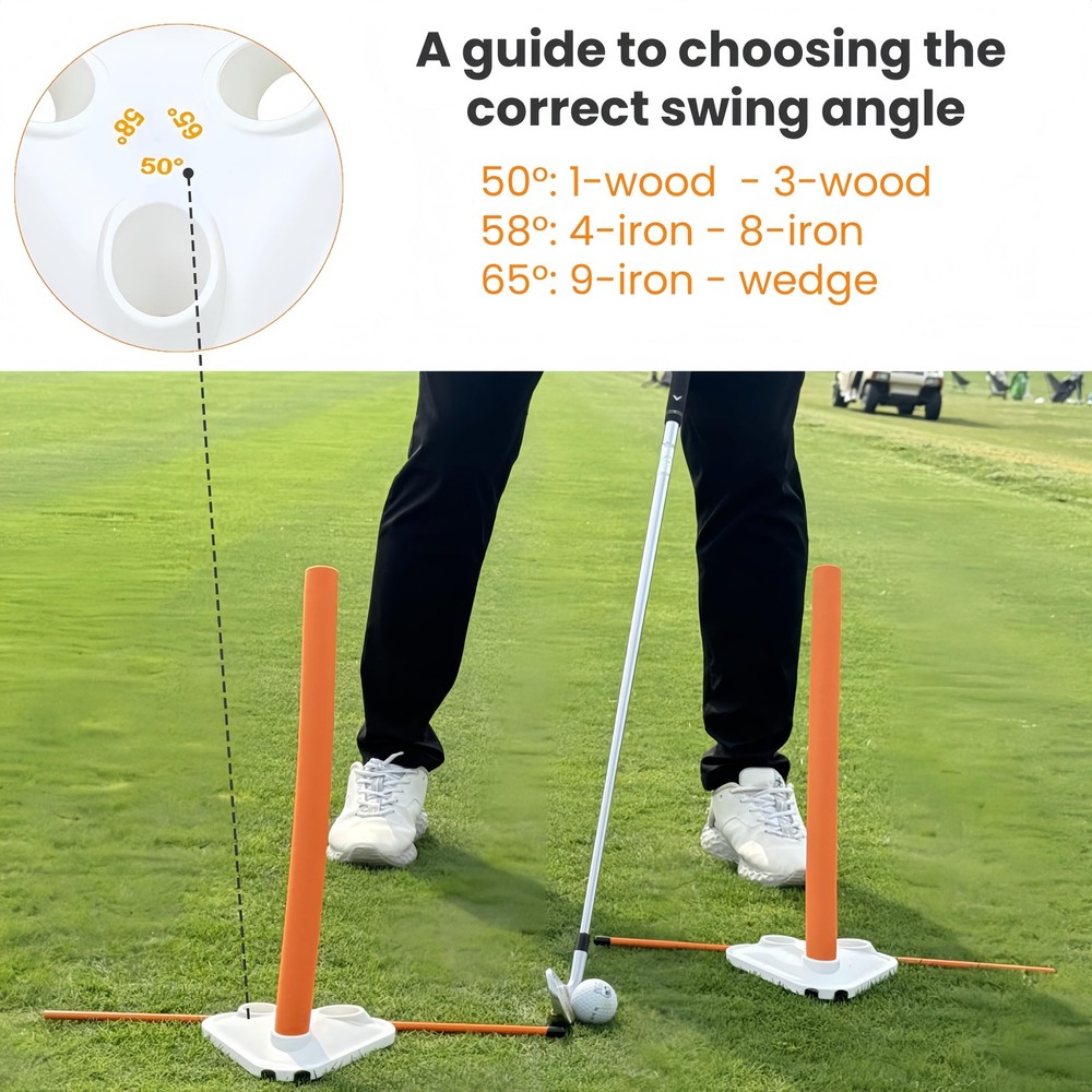Golf Alignment Discs, Golf Alignment Tool, Blue Brick Golf Training aid, Corr...