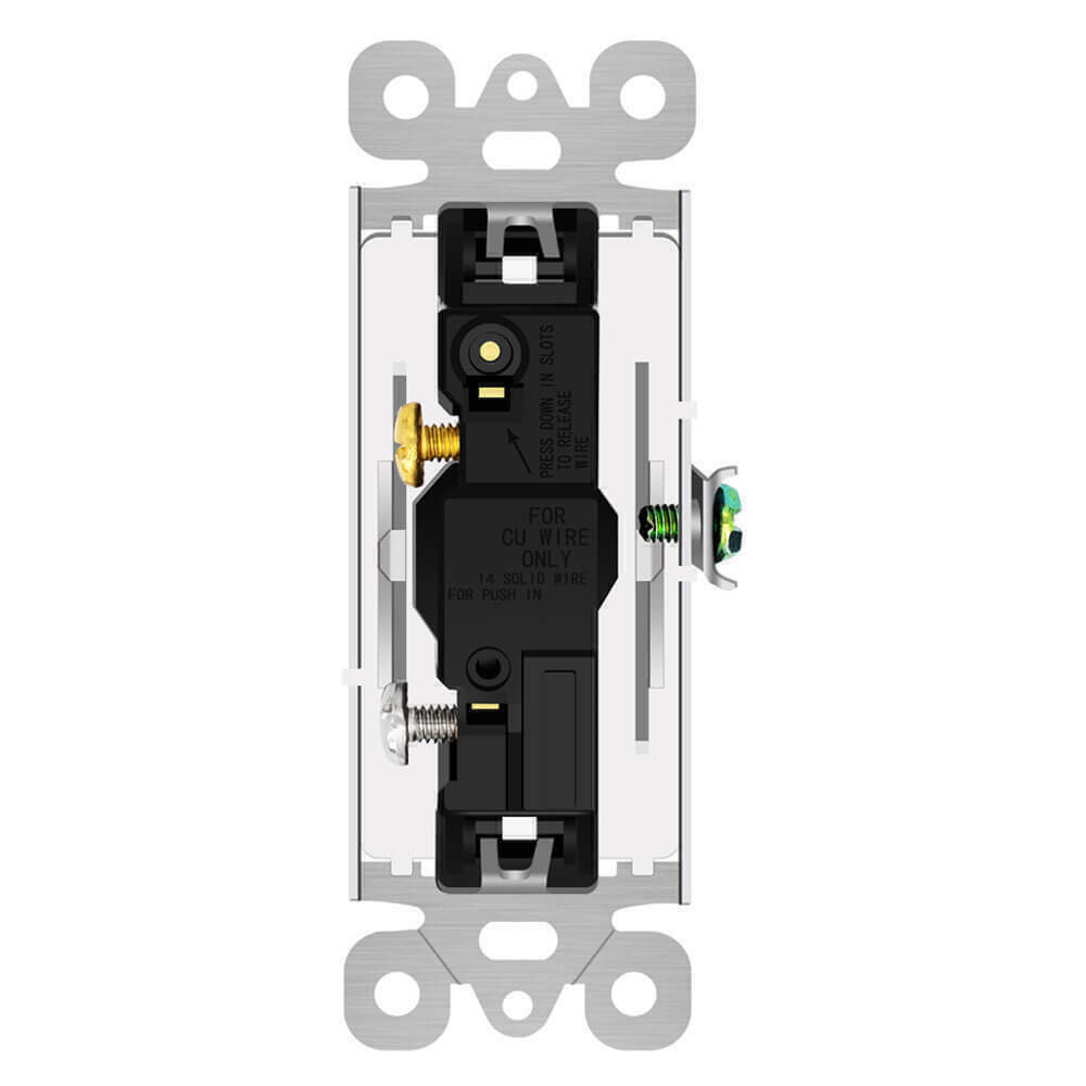 10Pack Decorator Paddle Rocker Light Switch Single Pole 15A 120V In Wall Bedroom