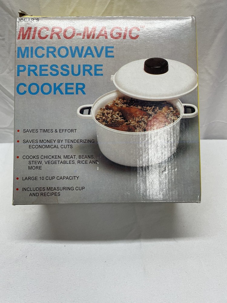 Jobars micro- magic microwave pressure cooker