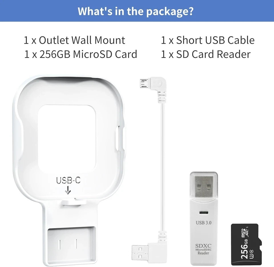256GB Microsd Card and All-New Blink Sync Module XR Mount No-Drilling Sync Modu