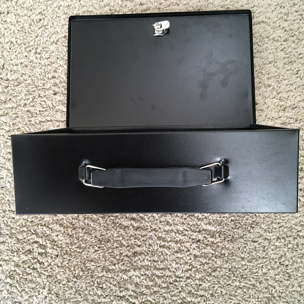 Brinks Home Security Lock Box With Key - Used