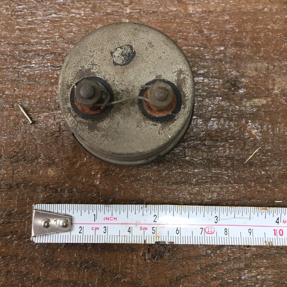 Vintage Oldham DC Amperes Meter
