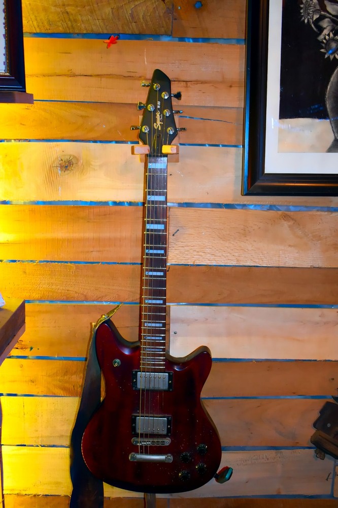 Guitar Hanger Handcrafted From Wood