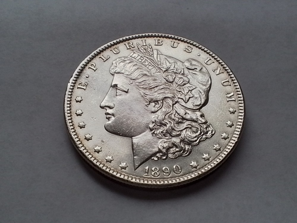 1890-P BU/MS MORGAN SILVER DOLLAR