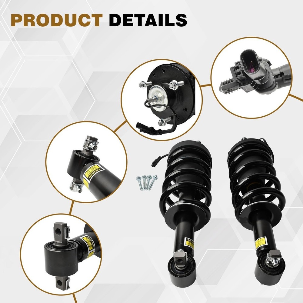Front Struts Assembly 2pc Chevy Tahoe Suburban 15-22