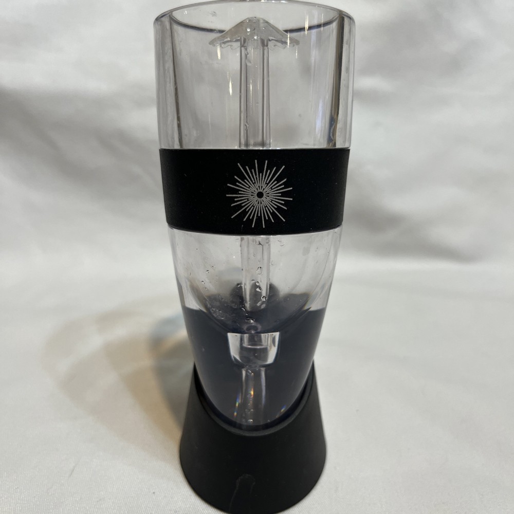 VinLuxe PRO Wine Aerator Diffuser Pourer Decanter with Carrying Case Black