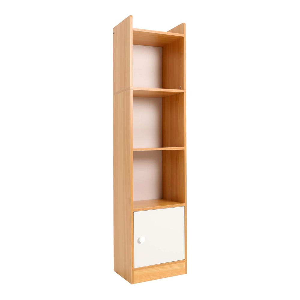 4-Tier High-Density Board Storage Cabinet, Space-Saving Modern Design Organizer