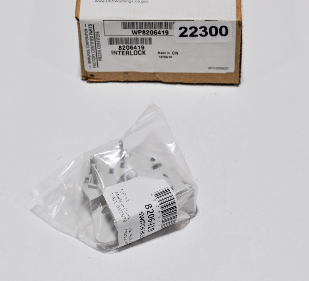 Whirlpool 8206419 Microwave Interlock Switch