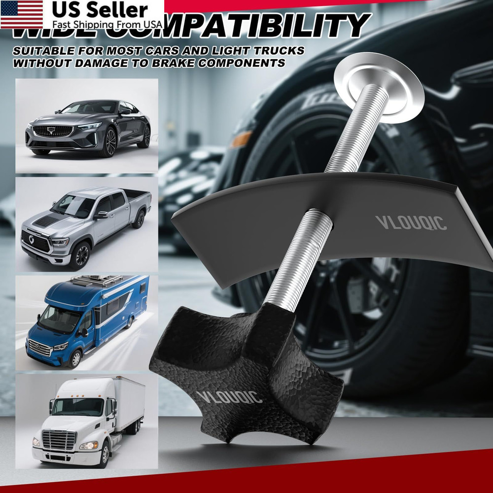 Brake Caliper Compression Tool, Heavy Duty Pad Spreader Large, Black