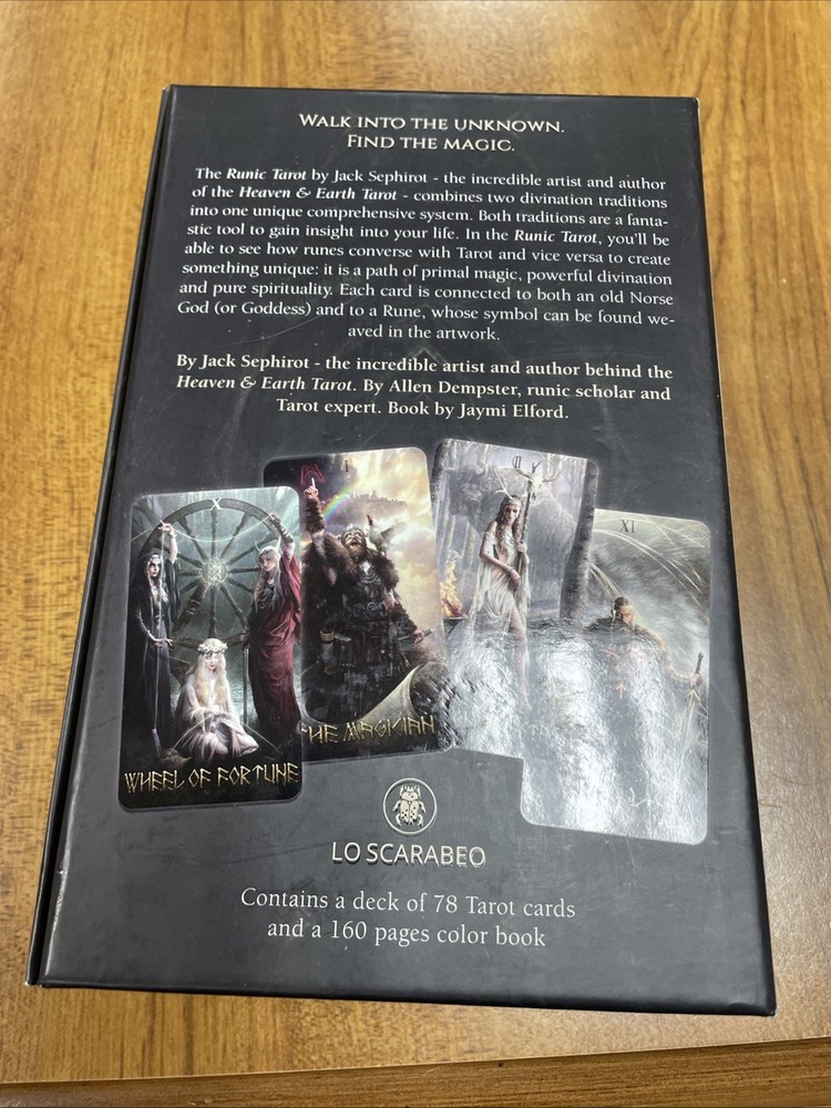 Runic Tarot Deck: 78 Tarot Cards & Guidebook