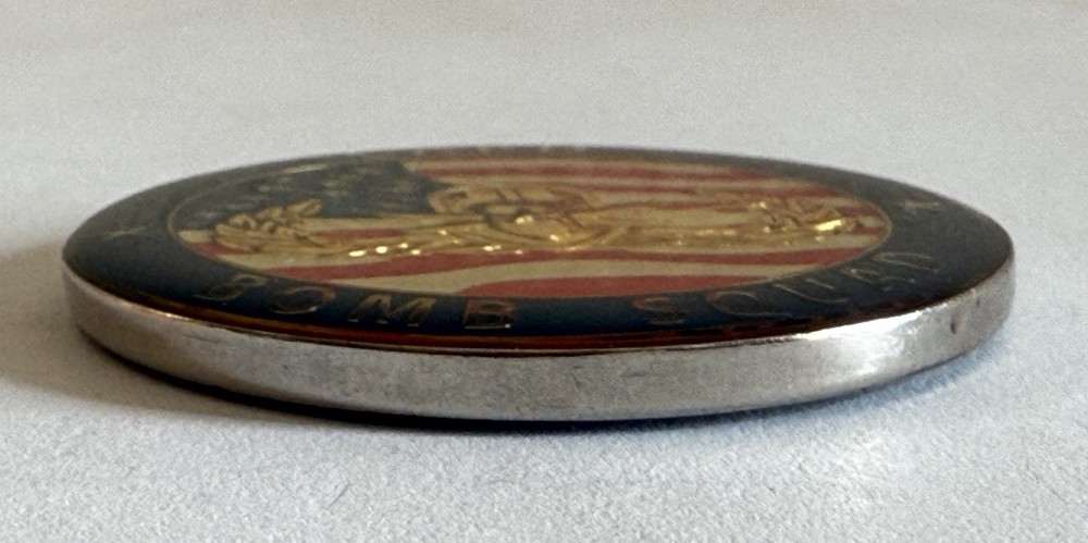 LAPD Bomb Squad Challenge Coin Enamel Coated Both Sides