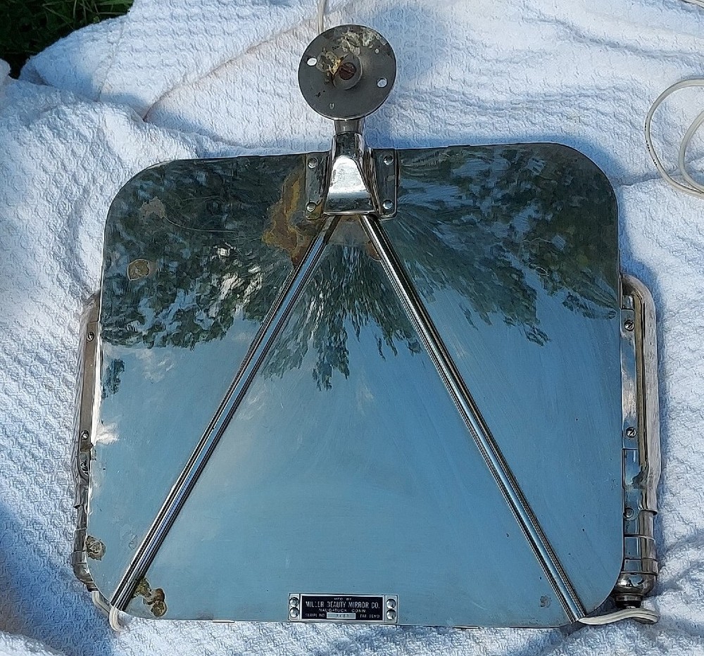 Vintage Art Deco Vanity Mirror with Working Side Lights