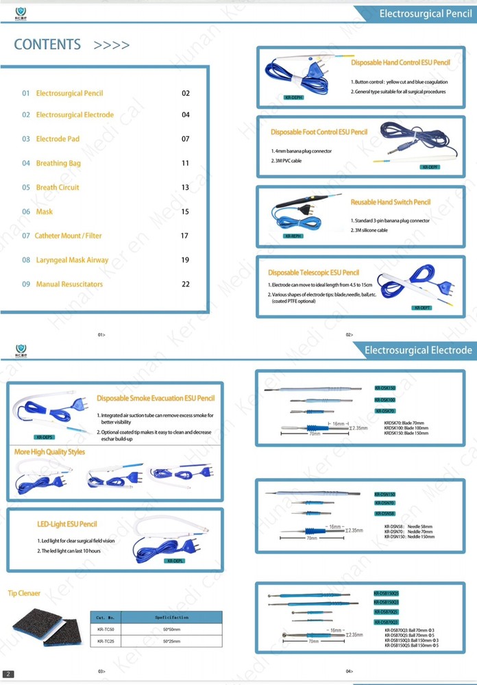 ElectroSurgical Cable REM Plug, Reusable. Bx/1 PCS. Other Models Available.