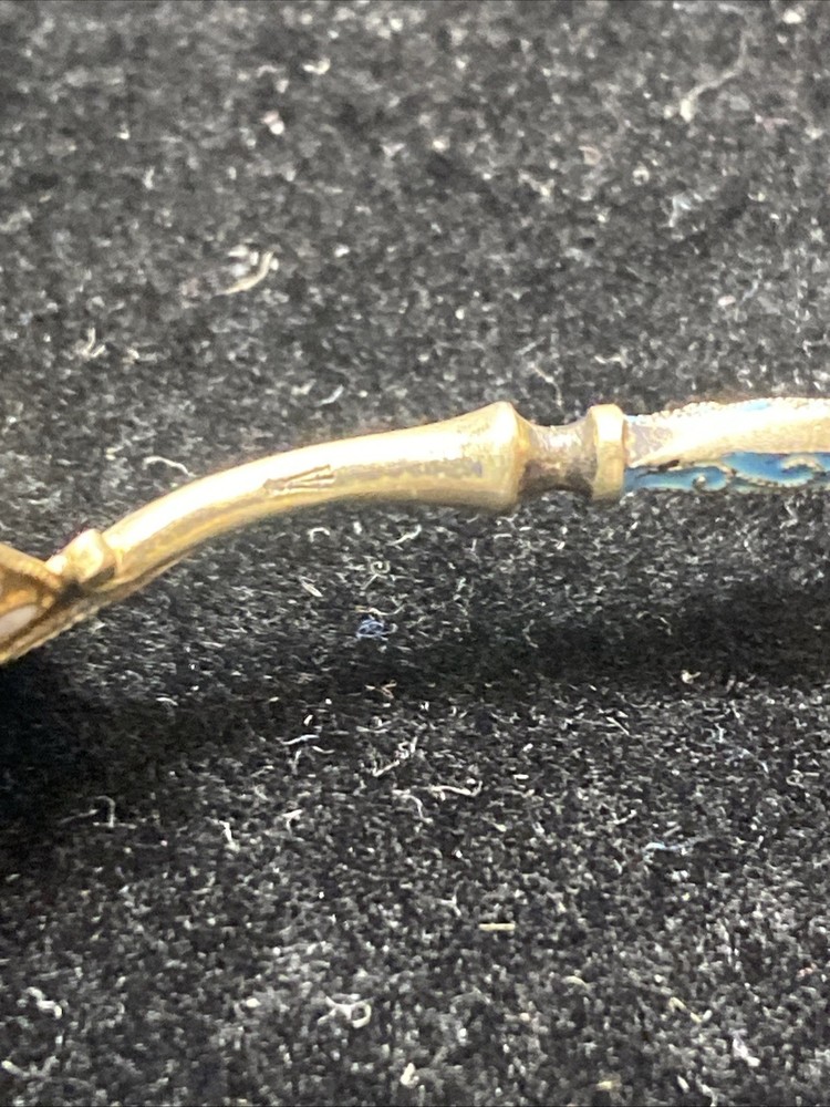 Glit & Cloisonné Enamel Coffee Spoons