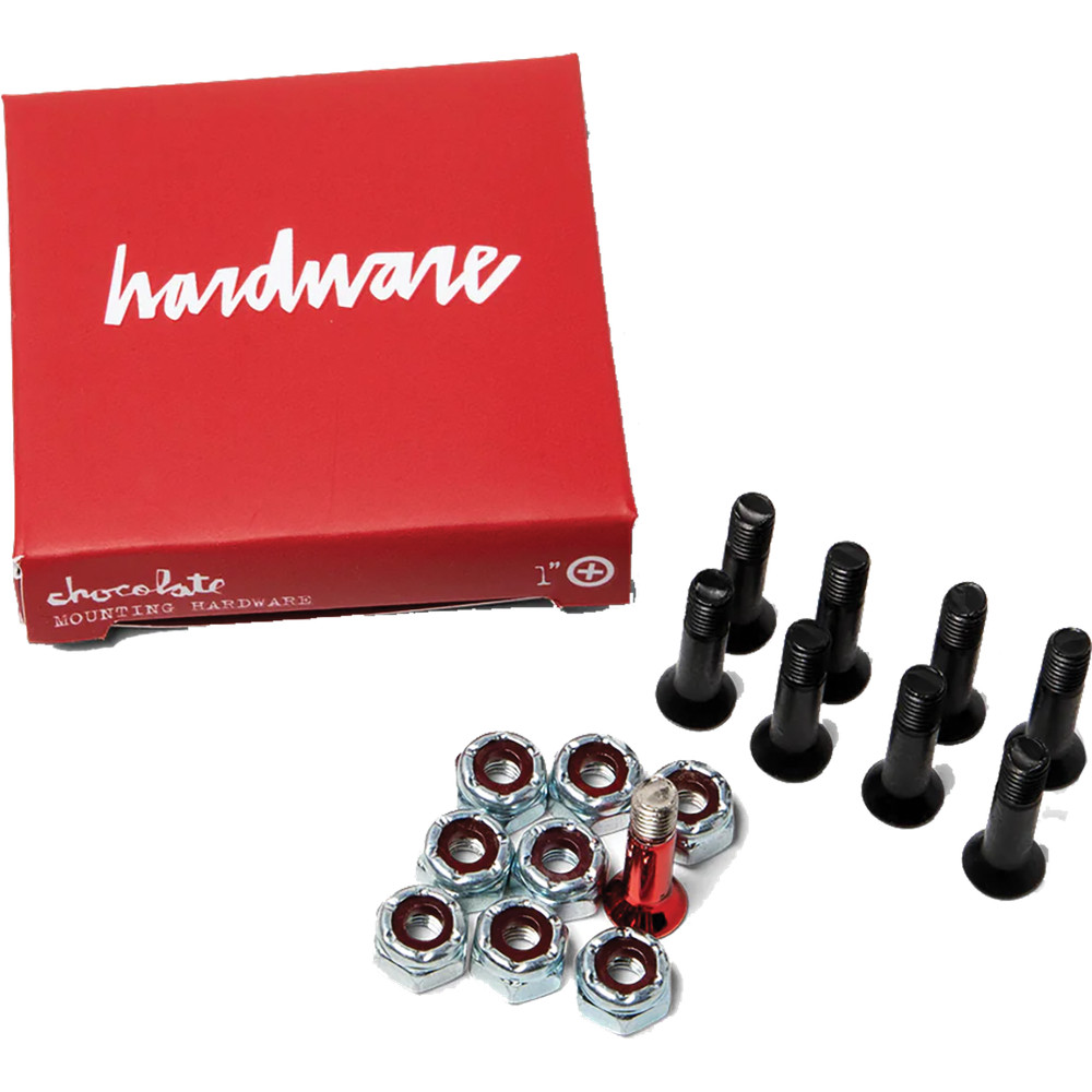 Chocolate Longneck 1" Philips Skateboard Hardware Set