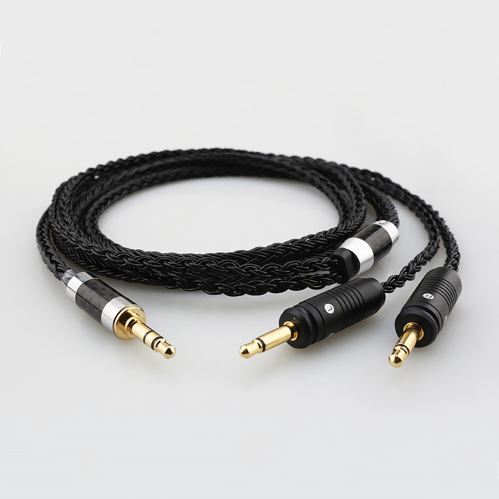 Silver Plated Headphone Cable For Clear Celestee NEW Focal ELEAR French Utopia
