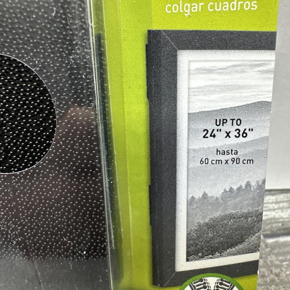 Command 3M Damage Free Large Picture Hanging Strips Black NIP {II}