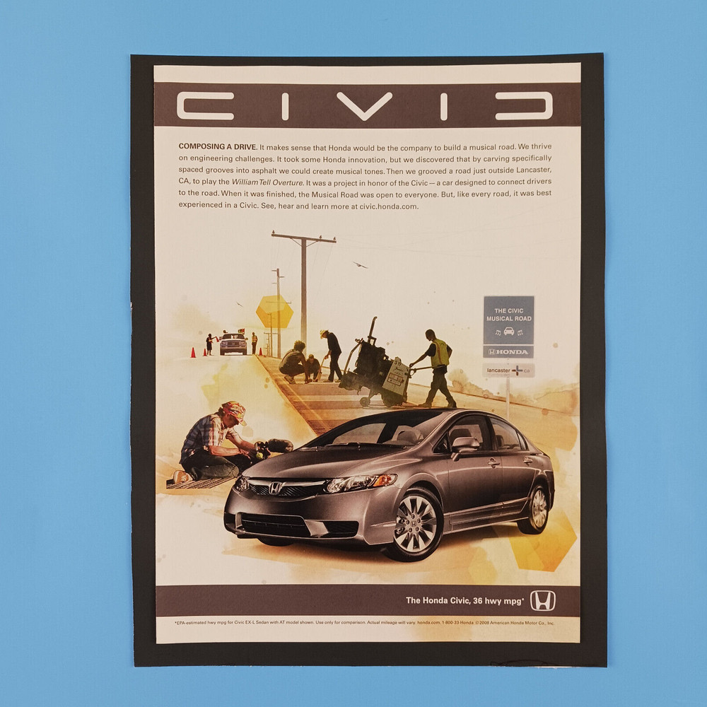 2009 Honda Civic Print Advertisement